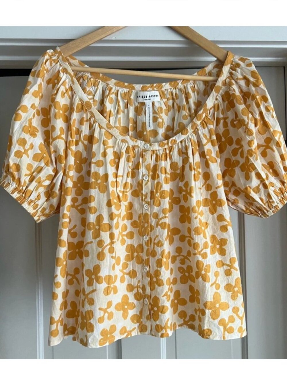 Apiece apart La Lidia blouse small - Picture 1 of 5